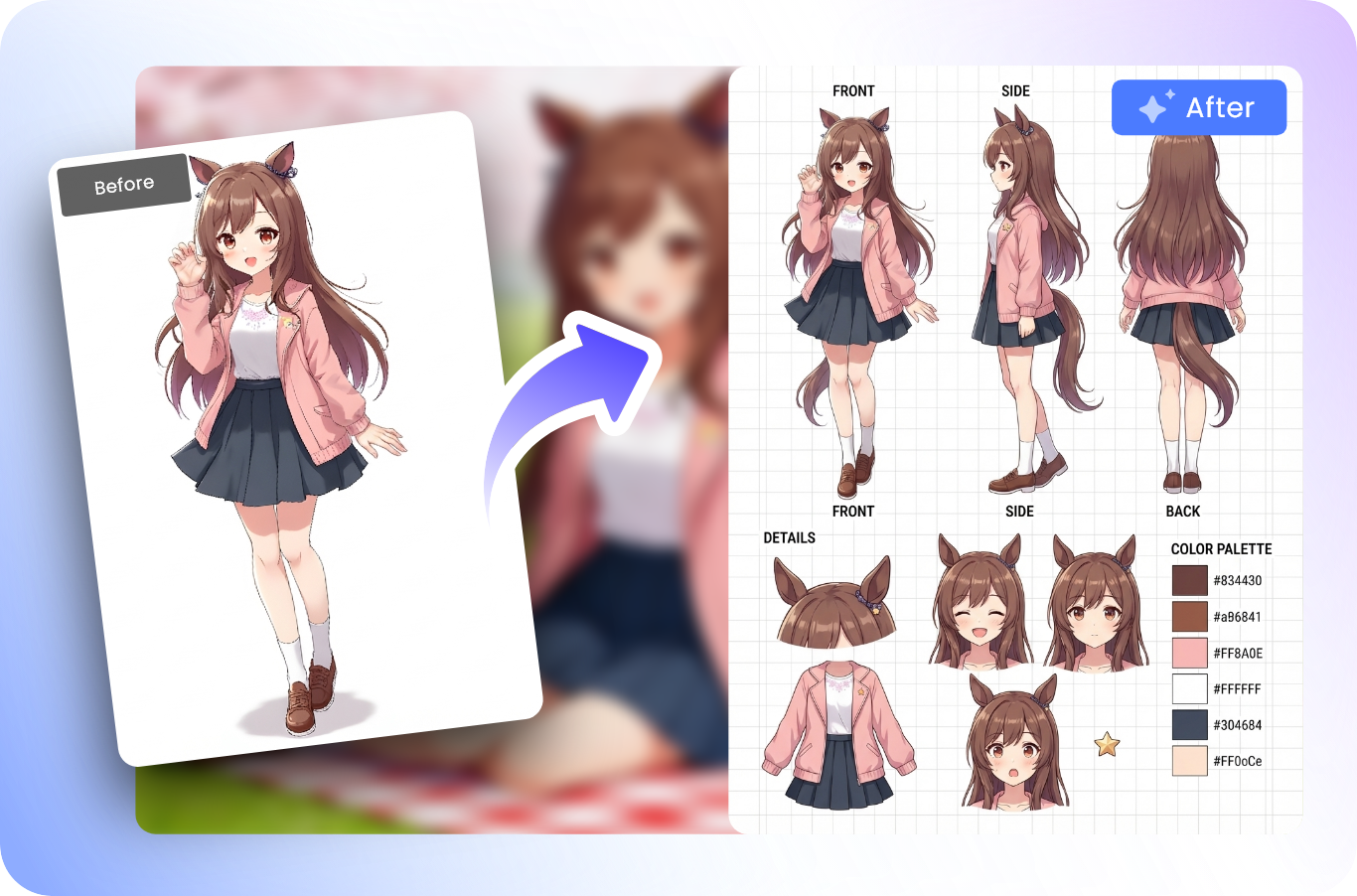 AIでアニメキャラをカスタマイズ