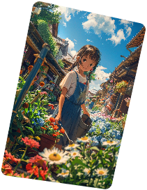AIアニメアートの例